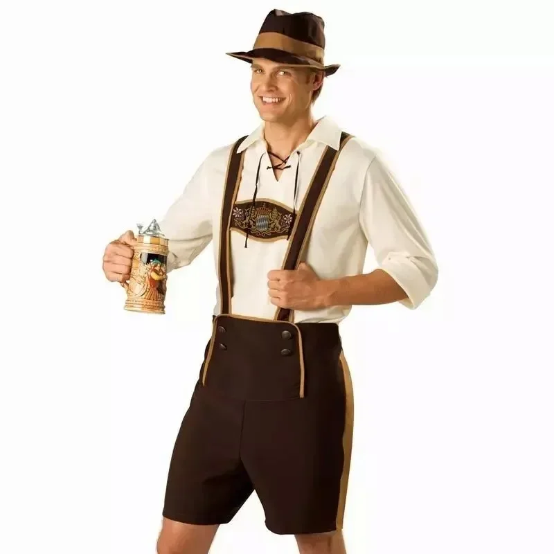 Beer & Wine Downtown - 2026 Oktoberfest Kostuum Man Beierse Oktoberfest