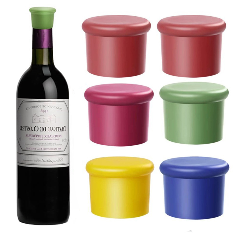 Wine Beer Spirits - 1/5pcs Wijn Stoppers Herbruikbare Siliconen Kurken
