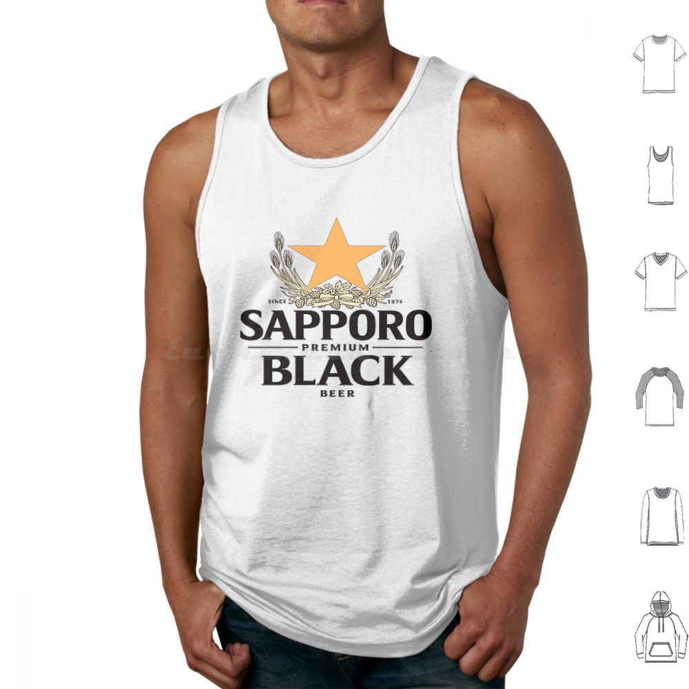 Wine Beer Best - Sapporo Malt Tanktops Vest Mouwloos Dronken