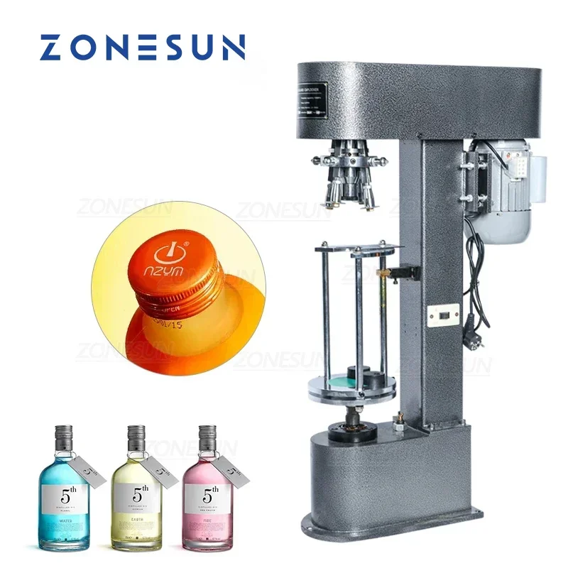 Wine In Beer - ZONESUN ZS-XG50D Semi-automatische desktop ROPP afsluitmachine