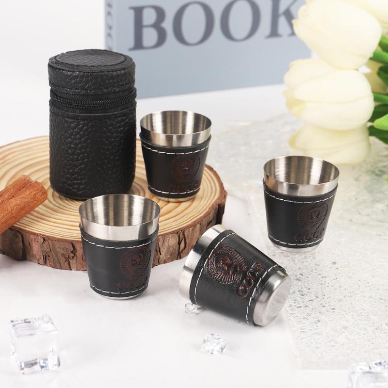 4-delige set outdoor reisbeker - Whisky Beer And Wine recensie en prijs