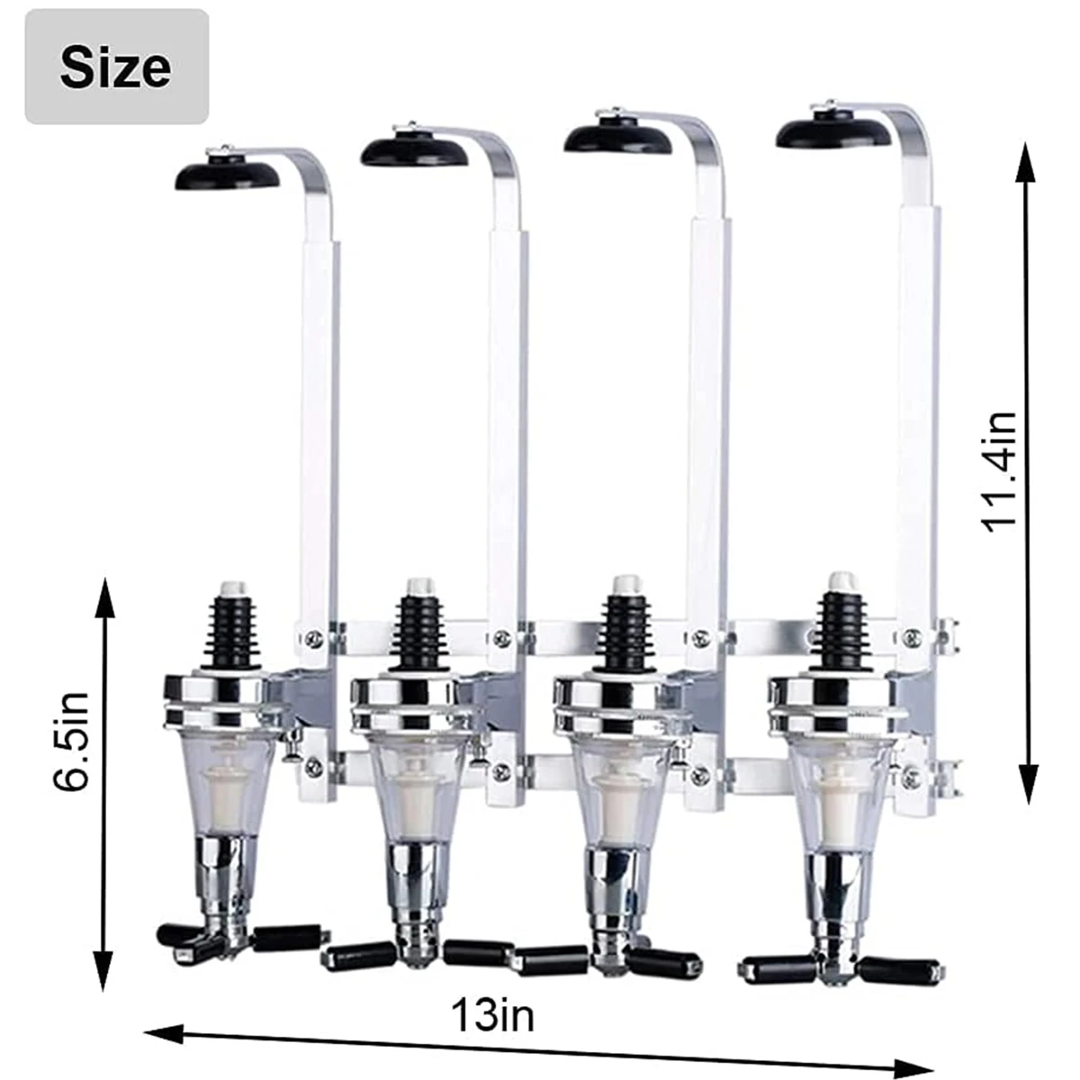 1-6 flessen alcohol dispenser, - Whisky Beer And Wine recensie en prijs
