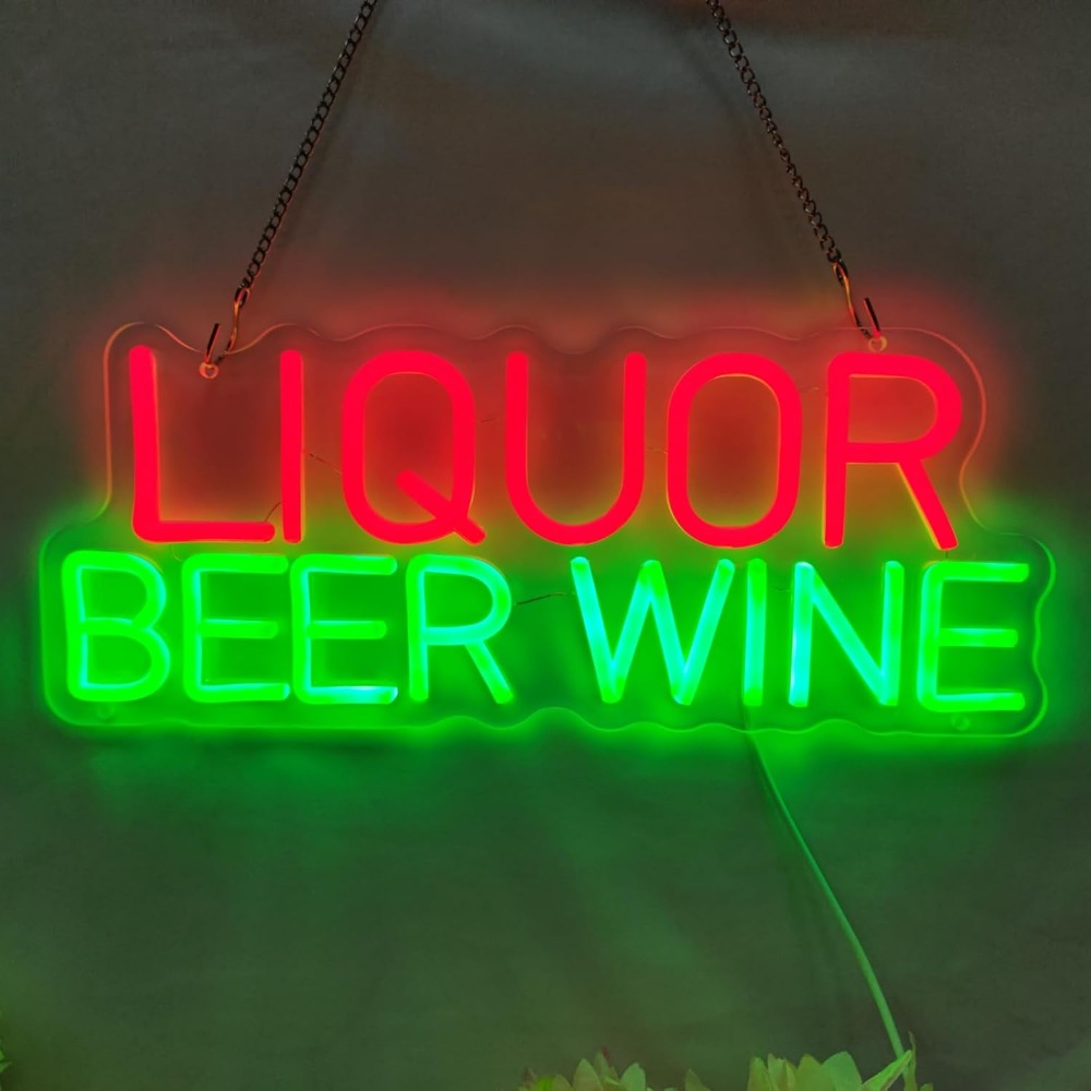 LED Neon Lichtreclame voor dra - Wine Beer Liquor Store recensie en prijs