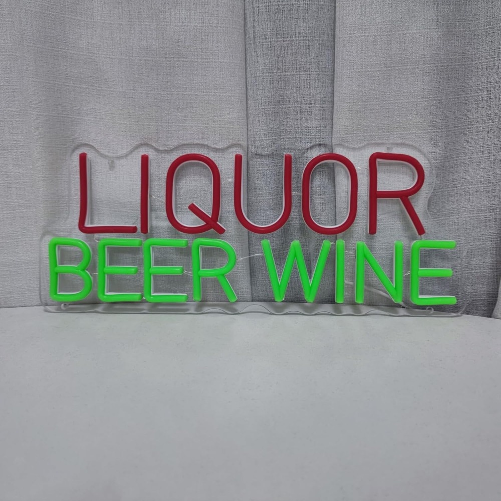 LED Neon Lichtreclame voor dra - Wine Beer Liquor Store recensie en prijs