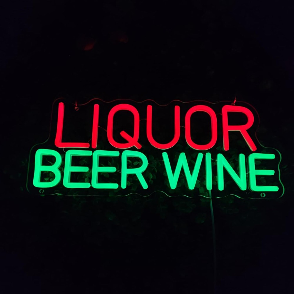 LED Neon Lichtreclame voor dra - Wine Beer Liquor Store recensie en prijs