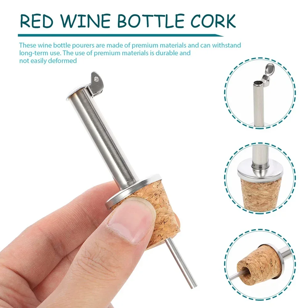 1PC Red Wine Cork Pourer Stain - Wine Beer Spirits recensie en prijs